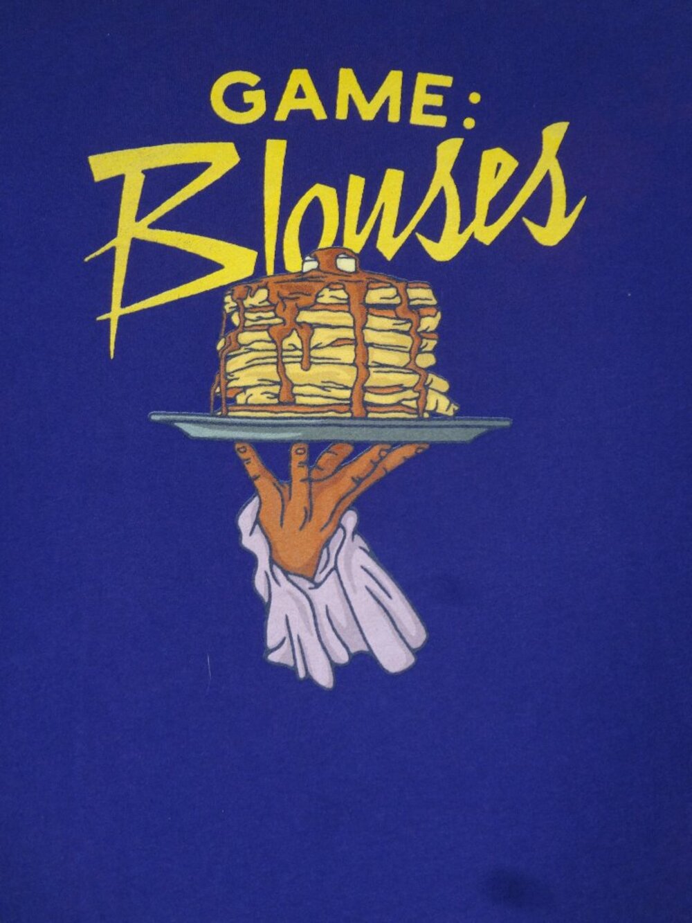 PRINCE CHAPELLE SHOW GAME BLOUSES - PURPLE LARGE T-SHIRT L789